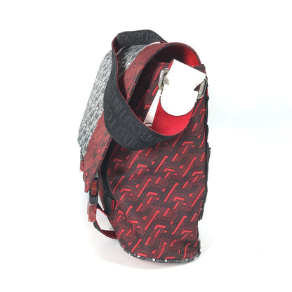Christian Louboutin Shoulder Bag 1205006 Nylon Black / Red All-Over Pattern Crossbody Ruby Click