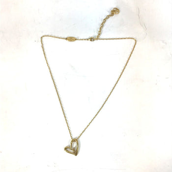 Louis Vuitton Necklace M00465 Gold Plated Gold Heart Corie Foreign Love