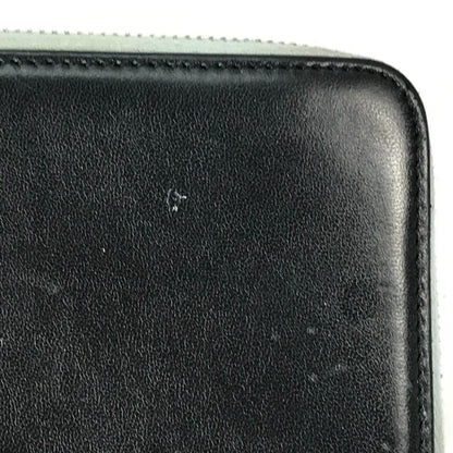 Chanel Long Wallet Purse Leather Black Airline Triple Coco Long Wallet Women