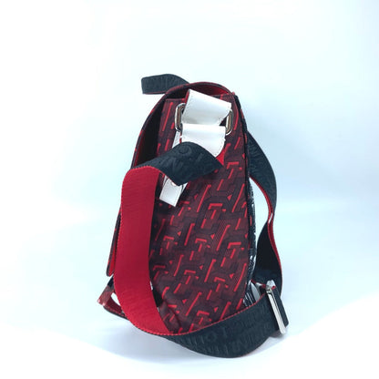 Christian Louboutin Shoulder Bag 1205006 Nylon / Leather Red Overall Handle Rubiclick Messenger Bag
