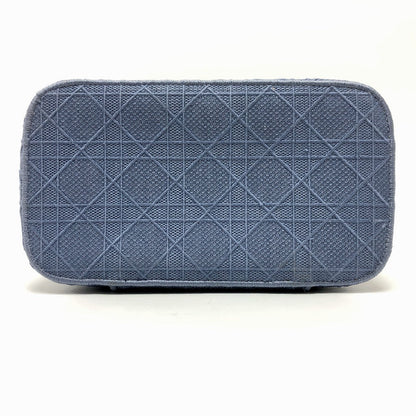 Dior Vanity Bag Canvas Blue Canage Women