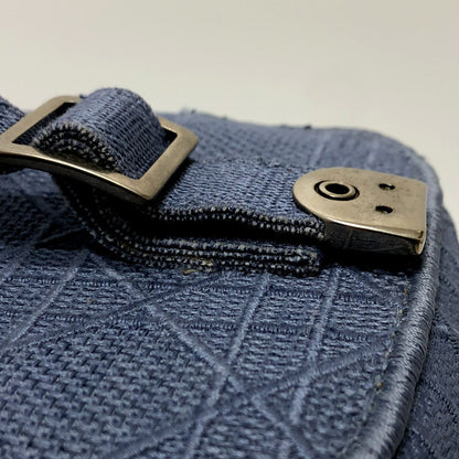Dior Vanity Bag Canvas Blue Canage Women