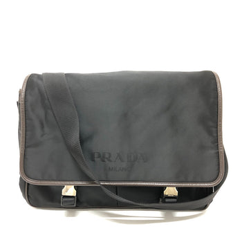 Prada Shoulder Bag Va0793 Nylon Black Messenger Bag Mens