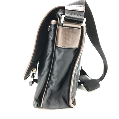 Prada Shoulder Bag Va0793 Nylon Black Messenger Bag Mens