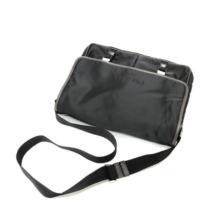Prada Shoulder Bag Va0793 Nylon Black Messenger Bag Mens