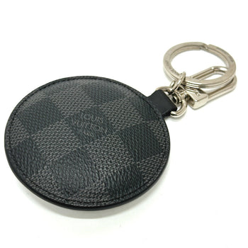 Louis Vuitton Key Ring M68667 Damier Grafitto Canvas White / Black Damier Grafitte Portocle Padit