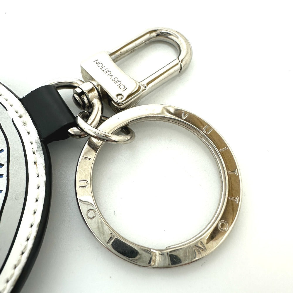 Louis Vuitton Key Ring M68667 Damier Grafitto Canvas White / Black Damier Grafitte Portocle Padit