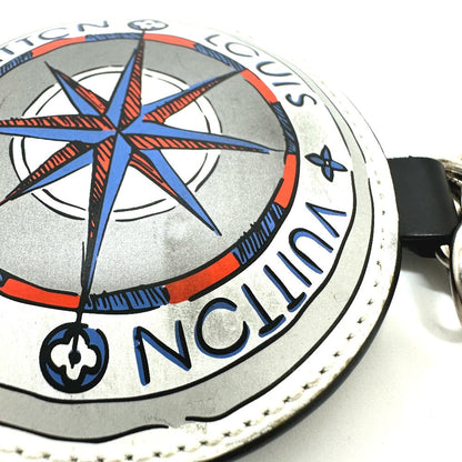 Louis Vuitton Key Ring M68667 Damier Grafitto Canvas White / Black Damier Grafitte Portocle Padit