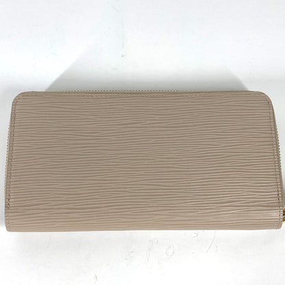 Louis Vuitton Long Wallet Purse M67805 Epi Leather Beige Epi Zippy Wallet Mens