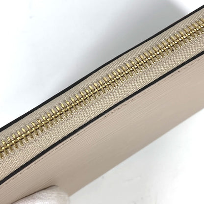 Louis Vuitton Long Wallet Purse M67805 Epi Leather Beige Epi Zippy Wallet Mens