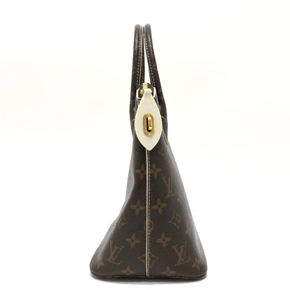 Louis Vuitton Handbag M40597 Canvas / Shiny Monogram Canvas Brown Shiny Monogram Lockitpm Women