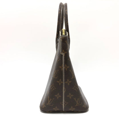 Louis Vuitton Handbag M40597 Canvas / Shiny Monogram Canvas Brown Shiny Monogram Lockitpm Women