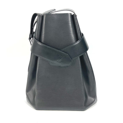 Louis Vuitton Shoulder Bag M80155 Epi Leather Black Epi Sac Depaul Gm Women
