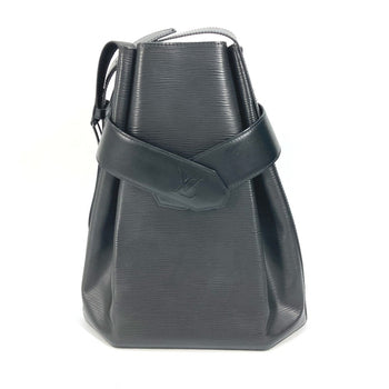 Louis Vuitton Shoulder Bag M80155 Epi Leather Black Epi Sac Depaul Gm Women