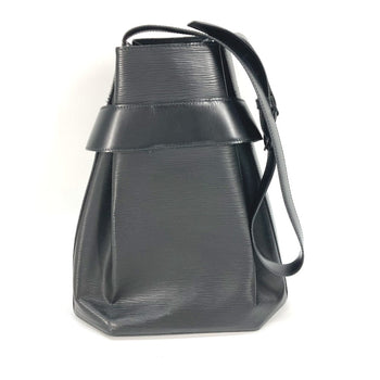 Louis Vuitton Shoulder Bag M80155 Epi Leather Black Epi Sac Depaul Gm Women