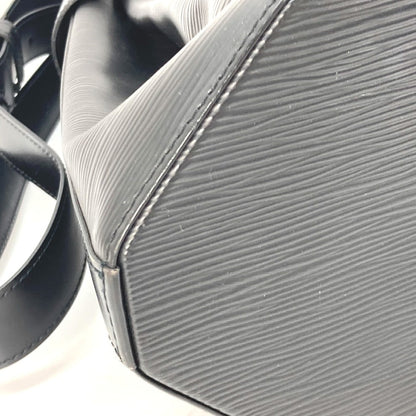 Louis Vuitton Shoulder Bag M80155 Epi Leather Black Epi Sac Depaul Gm Women