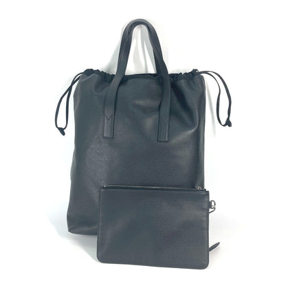 Louis Vuitton Tote Bag M31009 Taiga Leather Black Taiga Hippo Light Mens