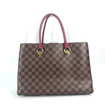 Louis Vuitton Handbag N40052 Damier Canvas Red Type Riverside Damier Lv Charm Reduvan Women
