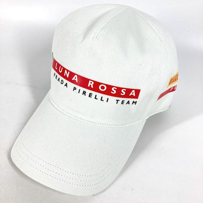 Prada Cap Cotton White Lunarosa S