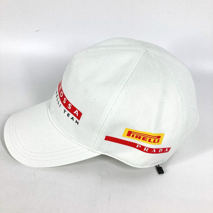 Prada Cap Cotton White Lunarosa S