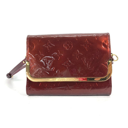 Louis Vuitton Clutch Bag M91547 Monogram Vernis Purple Monogram Vernis Rossmore Pm Women