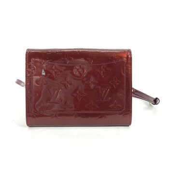 Louis Vuitton Clutch Bag M91547 Monogram Vernis Purple Monogram Vernis Rossmore Pm Women
