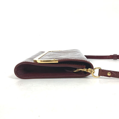 Louis Vuitton Clutch Bag M91547 Monogram Vernis Purple Monogram Vernis Rossmore Pm Women