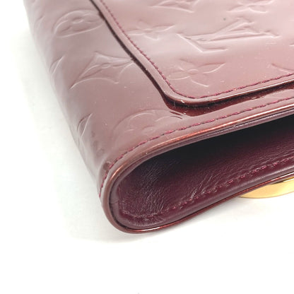 Louis Vuitton Clutch Bag M91547 Monogram Vernis Purple Monogram Vernis Rossmore Pm Women