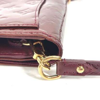 Louis Vuitton Clutch Bag M91547 Monogram Vernis Purple Monogram Vernis Rossmore Pm Women