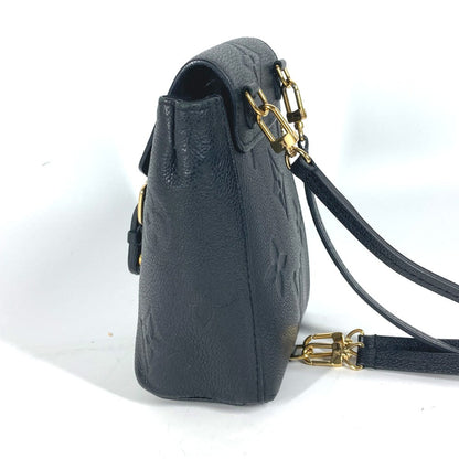 Louis Vuitton Backpack M80596 Monogram Ann Platt Leather Black Monogram Ann Platt Tiny Backpack