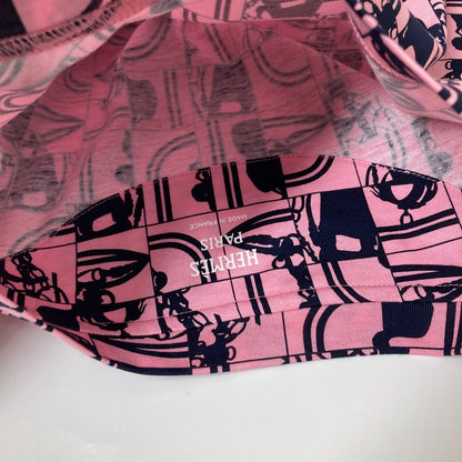 Hermes Short Sleeve T-Shirt Cotton Pink Apparel Short Sleeves Brides De Gala En Desolde Women 36