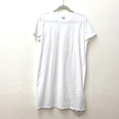 Hermes One Piece Cotton White Apparel De Re Boucle Women 42