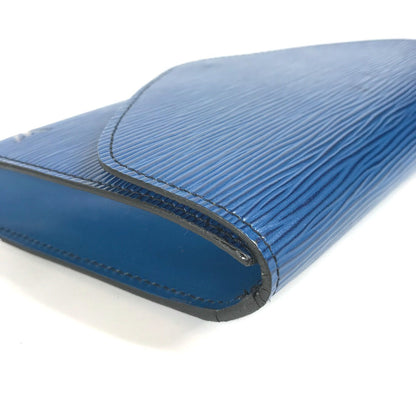 Louis Vuitton Clutch Bag M52635 Epi Leather Blue Epi Art Deco Women