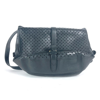 Louis Vuitton Shoulder Bag M94072 Calf Leather Black Perfo Flore Saumur30