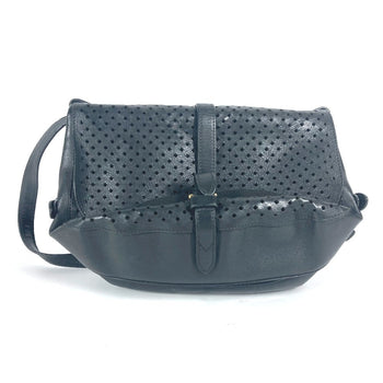 Louis Vuitton Shoulder Bag M94072 Calf Leather Black Perfo Flore Saumur30
