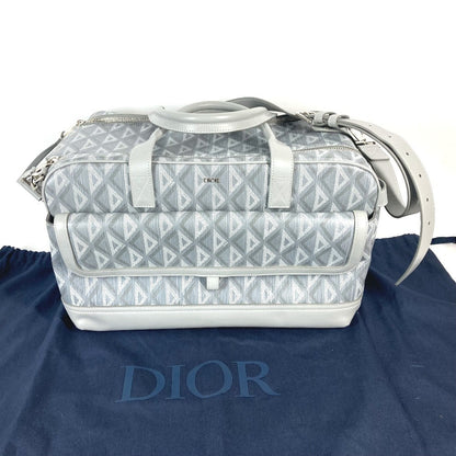Dior Shoulder Bag 1Esdu035Cdp_H42E Canvas, Leather Gray Cd Diamond Dior Hit The Road Pet Carrier