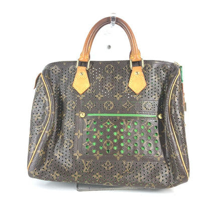 Louis Vuitton Handbag M95181 Monogram Canvas Green Monogram Perfo Speedy 30 Women