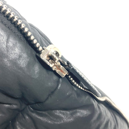 Chanel Boston Duffel Bag Coated Canvas Black Travel Bag Cc Coco Mark Matelasse Quilting Women