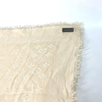 Louis Vuitton Stall Silk, Wool Ivory Monogram Women