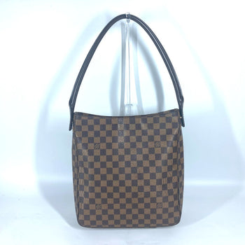 Louis Vuitton Shoulder Bag N51144 Damier Canvas Brown Damier Loopinggm Women