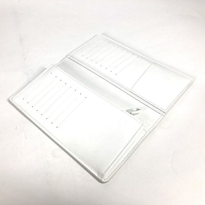 Louis Vuitton Long Wallet Purse M83066 Taurillon Clemence Leather White Long Wallet Monogram