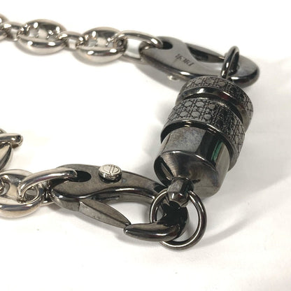 Dior Necklace N2062Hommt Metal Silvertype Chain Necklace Accessories Cylinder Cannage Mens