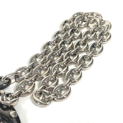 Dior Necklace N2062Hommt Metal Silvertype Chain Necklace Accessories Cylinder Cannage Mens
