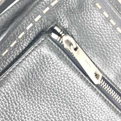 Fendi Shoulder Bag 7Va407 Leather Black Messenger Bag Celeria