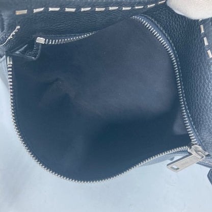Fendi Shoulder Bag 7Va407 Leather Black Messenger Bag Celeria
