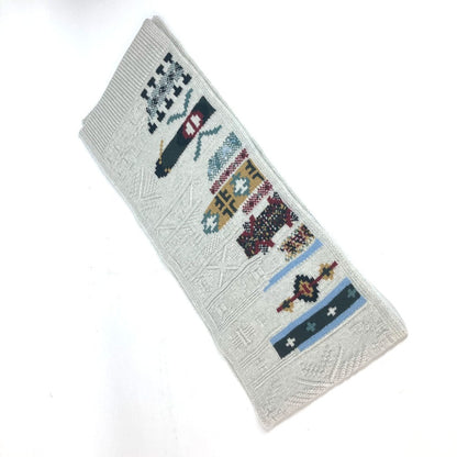 Hermes Scarf Wool, Cashmere Light Gray Type Autumn/Winter 2023 Collection Couleur En Coeur Mens