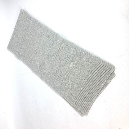 Hermes Scarf Wool, Cashmere Light Gray Type Autumn/Winter 2023 Collection Couleur En Coeur Mens