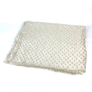 Louis Vuitton Stall M73939 Silk, Polyester Ivory Monogram Logo Glitter Etoile Monogram So Glitter
