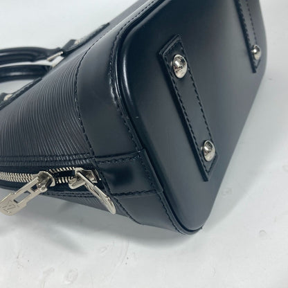 Louis Vuitton Shoulder Bag M81945 Epi Leather Black Epi Nano Alma Women