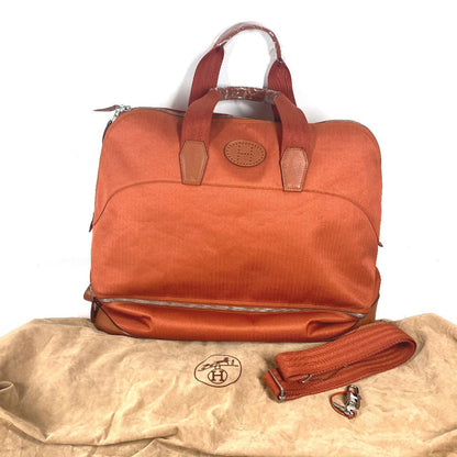 Hermes Boston Duffel Bag Towal Chevron Orange Sports 2Way Bag Shoulder Bag Sac De Golf 47